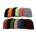 thumbnail image 5 of Autumn and winter outdoor solid color hedging flanging wool small hat dome knitted hat, 5 of 5