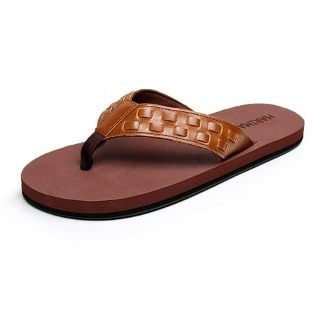 

Outdoor Couple‘s Black Flip-Flops Men‘s Summer Sandals and Slippers Outdoor Flip-Flap Anti-Slip Beach Shoes Fashionable