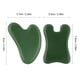 thumbnail image 3 of Paquete de 2 Gua Sha Board Jade Stone Guasha Raspado Masaje TFixol Rascador Guasha, 3 of 7