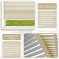 thumbnail image 3 of Keego Top Down Bottom Up Cellular Shades Cordless Honeycomb Blinds for Windows Light Filtering Creamy Color 61.5"w x 36.0"h, 3 of 7