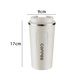 thumbnail image 2 of Tazas de viaje de café al vacío de acero inoxidable con aislamiento térmico de doble pared, con solapa a prueba de fugas, para aislamiento térmico / café helado, té y cerveza 510ml, 2 of 5