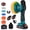 Green, variant on Cordless Car Buffer Polisher 6 Inch Orbital DA Polisher 6 Variable Speed 21V Car Polishing Machine with 2x2000mAh Batteries 18 PCS Accessories Car Detailing Buffing Machine Kit Orange