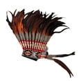 thumbnail image 4 of Diadema con plumas artificiales para cosplay, actuaciones en el escenario y Halloween., 4 of 8