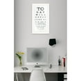 thumbnail image 2 of Eye Chart I by  Marla Rae Framed Print Wall Art Wood Multi-Color, 2 of 4