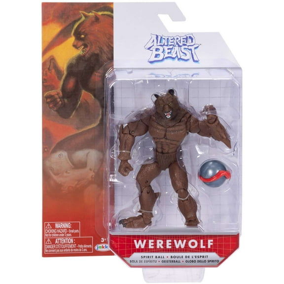 Sega 4 inch Tall Action Figure Altered Beast as Werewolf with 22 Points of Articulation