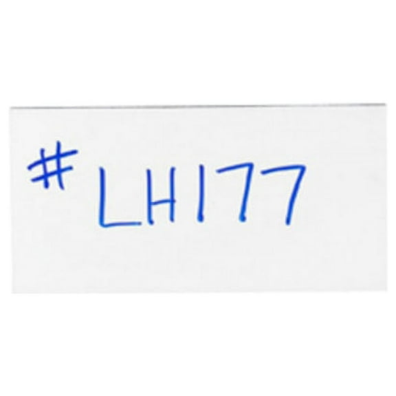 Partners Brand White Warehouse Labels, LH177, Magnetic Strips 2" x 4", Case of 25
