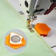 thumbnail image 1 of HUGFEGWE Magnetic Seam Guide for Sewing Machine, Polygonal Multifucntional Seam Guide Hemmer Guide with Scale, Sewing Machine Multi-Purpose Tool Universal Sewing Accessories (Orange 1pc) U2537-15228, 1 of 6