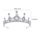 thumbnail image 3 of Boda Tiara Mujeres Diúdón Corona Boda de boda Corona Corona para cumpleaños, 3 of 6