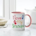 thumbnail image 4 of CafePress - I Love Grandpa Mugs - 11 oz Ceramic Mug - Novelty Coffee Tea Cup, 4 of 4