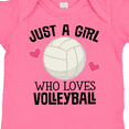 thumbnail image 4 of Inktastic Just a Girl Who Loves Volleyball Girls Baby Bodysuit, 4 of 5