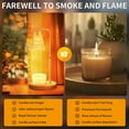 thumbnail image 4 of Enroslu Candle Warmer Lamp with 2 Bulbs, Electric Candle Lamp Warmer for Jar Candles for Mom, Warmer Lamp for New Home, Bedroom Decor, 4 of 6