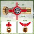 thumbnail image 5 of IBC Tote Water Tank Adapter -Fine Thread Fitting for 275-330 Gallon IBC Tote Tank, Leakproof Sturdy Brass Faucet Valve, 5 of 5