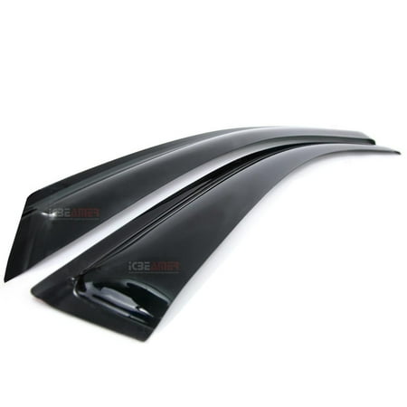 Rain Iii Set - ICBEAMER 2 pcs Side Window Visors Deflectors For 1992-95 Honda Civic 3 Doors Hatchback Vent Visor Sun/ Rain Guard Set