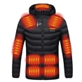 thumbnail image 5 of Qeaghou Unisex Heated Jacket with 21 Heating Zones Lightweight Zip Up Warm Heated Coat USB Charging Hooded Heated Jackets Clearance Clothes, 5 of 6
