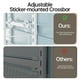 thumbnail image 3 of Organizador Delamu para puertas de despensa, 6 niveles, para colocar sobre la puerta, color blanco, 3 of 9