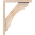 thumbnail image 3 of Ekena Millwork 3 1/2"W x 22"D x 26"H Olympic Block Smooth Bracket w/ Offset Brace, Douglas Fir, 3 of 25