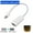MINI DP HDMI white, variant on Mini DP Thunderbolt to HDMI-compatible Adapter Connecto Converter 4K 2K 1080P For MacBook surface laptop TV monitor projector
