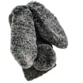 thumbnail image 2 of Plush Rabbit Case for iPhone 15 Pro 6.1",Fluffy Fuzzy Cute 3D Bunny Ears Soft Warm Case Faux Fur Shockproof TPU Back Cover with Bling Diamond Chic Bowknot,Dark Grey, 2 of 5