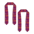 thumbnail image 2 of Kdxio Bright Textured Animal Graduation Stole Class, Graduation Sash, Unisex Adult 36" Academic Commencements-Flattened, 2 of 7