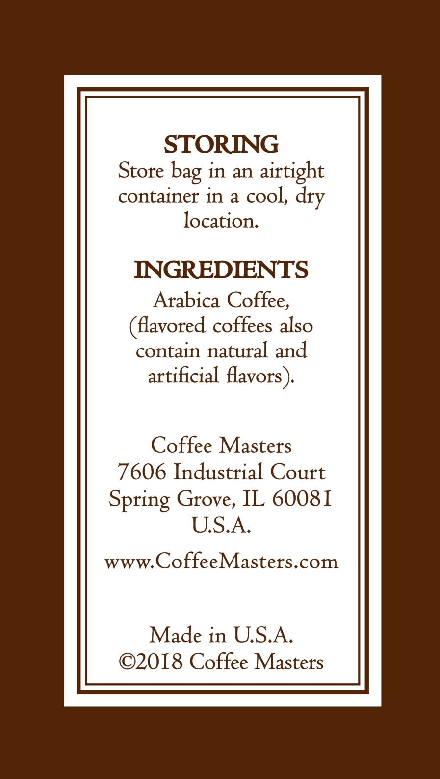 Maple Pecan 2lb Ground Coffee (Fall Bag)