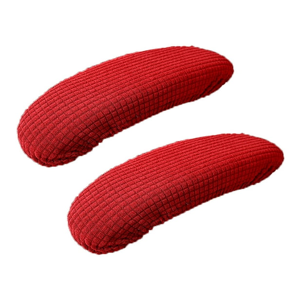 Cubiertas Elásticas para Reposabrazos de Silla Poliéster Naiovety Vino Rojo