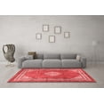 thumbnail image 3 of Ahgly Company Indoor Rectangle Medallion Red Traditional Area Rugs, 2' x 4', 3 of 4