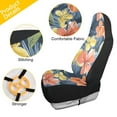 thumbnail image 3 of ALAZA Elegant Tropical Flower-t2 Car Seat Covers 2 PCs Universal Auto Front Seats Interior Protector, 3 of 7