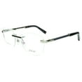 thumbnail image 2 of ZILLI Eyeglasses Frame Titanium Acetate Silver Blue France Made ZI 60035 C08, 2 of 9