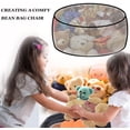 thumbnail image 3 of Giant Sherpa Bean Bag Chair Cover, Ultra Soft Bean Bag Bed (No Filler, Cover only), Large Round Soft Fluffy Bean Bag for Adults, Machine Washable Big Size Bean Bag Covers, 3 of 12