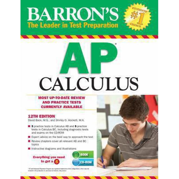 Pre-Owned Barron's AP Calculus with CD-ROM (Paperback) 1438093136 9781438093130