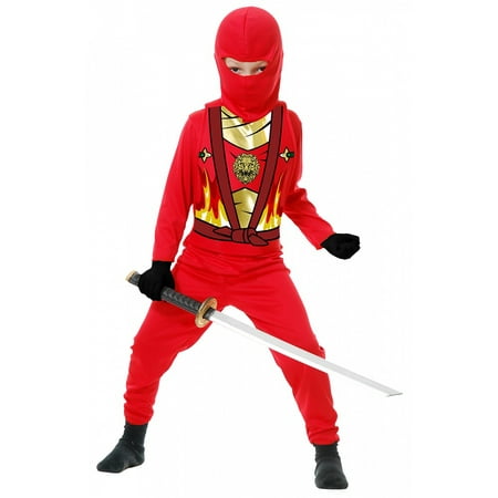 Ninja Avengers Series 4 Child Costume Red - X-Large