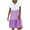 Purple, variant on Homenesgenics Womens Dresses Plus Size Short Sleeve Spring Summer 2025 Fashion Women's Sexy Holidays Party Casual Sleeveless Round Neck Solid fork Opening Dress/Green