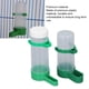 thumbnail image 3 of Alimentador de Jaula de Pájaros, Plástico a Prueba de Plásstico de 150 ml de Alimentador 10 Set Alimentador de Agua de la Jaula de Pájaros para tortolitos, 3 of 7