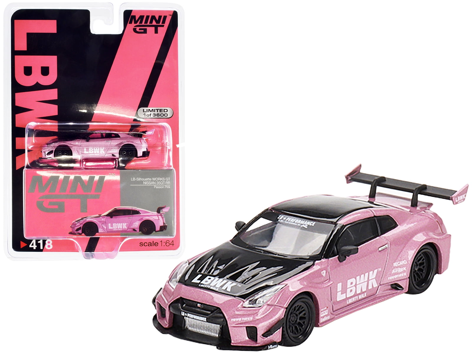 新作 35GT-RR Nissan Diecast Ver.2 Passion GT WORKS LB-Silhouette 乗用車