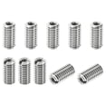 thumbnail image 1 of Unique Bargains Adaptateurs de Filetage Manchon Réducteur Écrou 10 Pcs M5x0.8 Mâle à M2.5x0.45 Femelle Réparation Insert Écrou 10mm, 1 of 7
