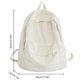 thumbnail image 2 of Mochila informal de lona Mochila de viaje vintage para computadora portátil Libro (Blanco), 2 of 9