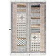 thumbnail image 3 of Casavani Indian Kitchen Rug Bedroom Kilim,Brown 9x9 feet, 3 of 6