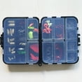 thumbnail image 4 of 20 Sortes 128 Pcs Accessoires de Pêche Hameçons Émerillons de Pêche Poids Émerillon de Pêche avec Boîte de Rangement, 4 of 8