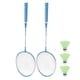 thumbnail image 5 of Raqueta De Bádminton, Juego De Raqueta De Bádminton Joya De aleación De Hierro Liviano Para La Escuela, 5 of 7