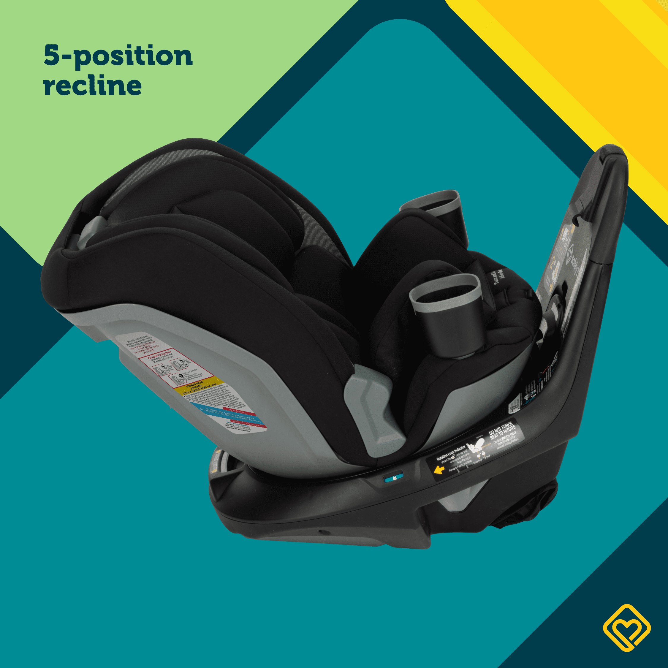 Safety 1st Turn and Go 360° Rotating All-in-One Convertible Car Seat