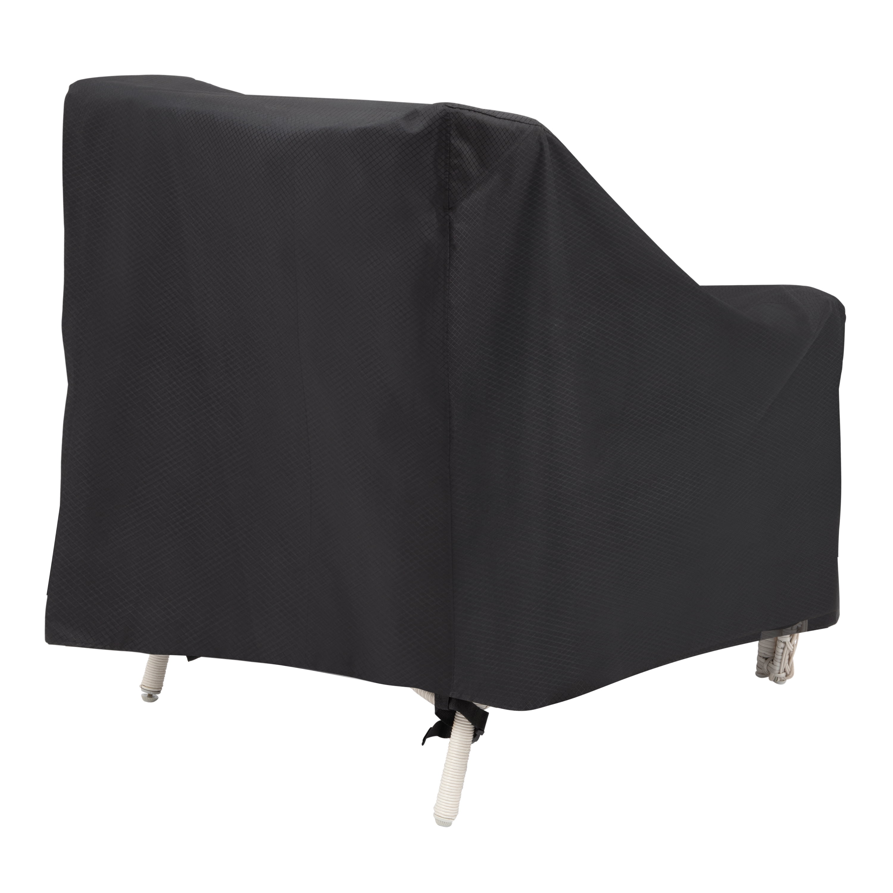 Modern Leisure Black Diamond Waterproof Patio Chair Cover, 35"L x 38"W x 31"H, Black