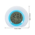 thumbnail image 2 of Dsseng Réveils Radio pour Chambre, Alarme Numérique, Horloges pour Enfants, Voyage, 2 of 8