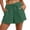 Green, variant on Casual Shorts for Women Drawstring Elastic Waist Cotton Linen Shorts with Side Pockets Lightweight Summer Boxer Beachwear Green L