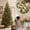 Green, variant on Secfreeship Flocked Christmas Ball Garland with Graduated Spheres, Green Ornament Strand for Tree Mantel Decor, Holiday Hanging Accent for Window Shelf Party Home