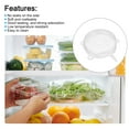 thumbnail image 5 of Unique Bargains Silicone Stretch Lids, 6Pack 3.74' Round Container Lid for Food Cover White, 5 of 6