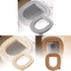 thumbnail image 5 of Tapa De Inodoro Con Cojn Suave, Ajuste Universal, Material Impermeable, Fcil Instalacin, Para Baos Y Hogares, Paquete De 1 Unidad, Color Negro., Ukhbmc, 5 of 9