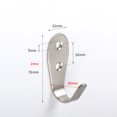 thumbnail image 1 of 10pcs Black Single Hooks Wall Hooks Coat Hook, 1 of 5