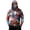 Deep Red, variant on Men's SPF 50 US Flag 250th Anniversary Printed Sun Shirt Long Sleeve Thin Summer Hoodie Rash Guard with Mask