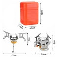 thumbnail image 6 of Outdoor Portable Camping Gas Stove,Backpacking Stove with Piezo Ignition,Camping Stove Adapter With Case, 6 of 7