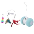 thumbnail image 2 of Juguetes interactivos para gatos, bola rodante eléctrica con chirrido, recargable por USB, juguetes automáticos inteligentes para gatitos con iluminación LED, modelo Fortune Cat, 2 of 14